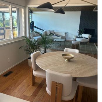 3 Day Blinds - Using my white couch as putting their tolls and shades - Shades & Blinds Near Me