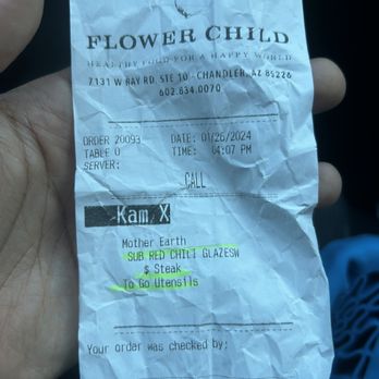 Flower Child - New American Near Me - Chandler, Arizona