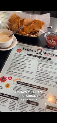 Menu photo 1 Fridas Mexican Restastaurant Corpus Christi, TX