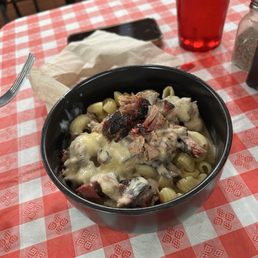 Kids brisket mac and cheese.