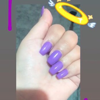Angel Nails - Coffin Shape Acrylic Nails - Nail Salons Near Me - Appleton, Wisconsin