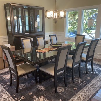 Solar Glass - Custom glass on my dining room table- delivered the following day after measuring for the table - Glass & Mirrors Near Me - Island Park, New York