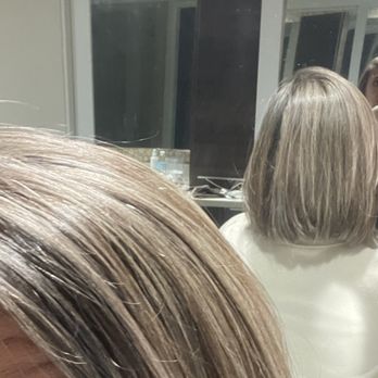 AJ Beauty Salon - Highlight with Ash tone by Joanne - Hair Salons Near Me - San Gabriel, California AJ Beauty Salon - Highlight with Ash tone by Joanne - Hair Salons Near Me - San Gabriel, California