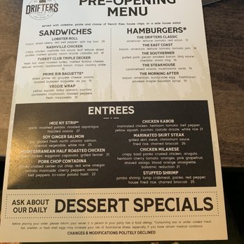 Drifters Kitchen and Bar - Cocktail Bars Near Me - Ridge, New York