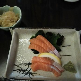 Shiro's - Salmon sashimi with LOTS of ginger - Sushi Bars Near Me - Seattle, Washington