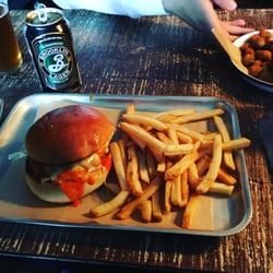 Ninth Ward - Buffalo fried chicken burger