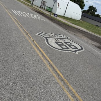 Anchor 66 - Just out in front oft of the Restaraunt - Diners Near Me - Bristow, Oklahoma