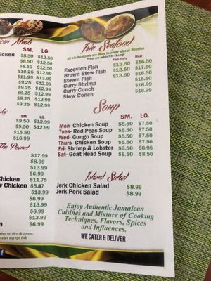 Menu photo 3 Chelly's Jamaican Restaurant Sunrise, FL Menu photo 3 Chelly's Jamaican Restaurant Sunrise, FL