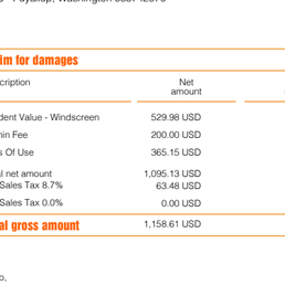 Invoice Paid due to natural causes of a chip that turned into a crack while driving their vehicle.