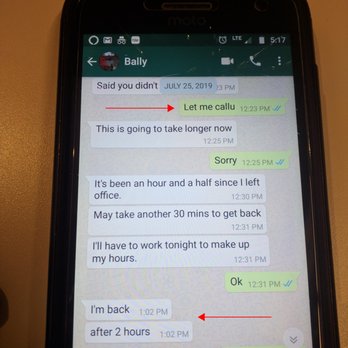 Honest-1 Auto Care - WhatsApp screen capture3 from July 25, 2019 - Auto Repair Near Me - Aurora, Illinois