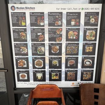 Medan Kitchen - Outside menu - Indonesian Near Me - Rosemead, California Medan Kitchen - Outside menu - Indonesian Near Me - Rosemead, California