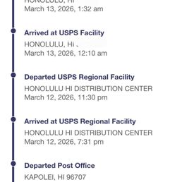 Funny how it shows all of this and you're telling me somehow missed all of these scans and it's "up to them when they're going to ship".