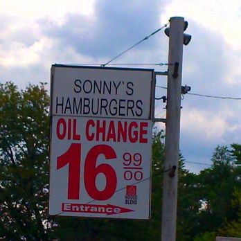 Sonny's Hamburgers - Oil change and Cheeseburger Love  the combo - Burgers Near Me - Detroit, Michigan