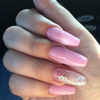 Time Spa Nail Salon - I love the color and the ring finger also - Nail Salons Near Me - Garland, Texas