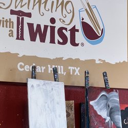Painting with a Twist - SWDCA 3.11.2023 elephant themed painting
