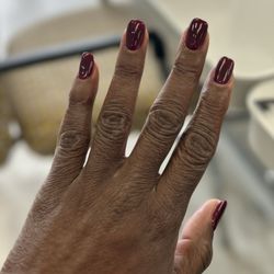 Alcosta Nails - Acrylic Nails color is Cherry Mocha