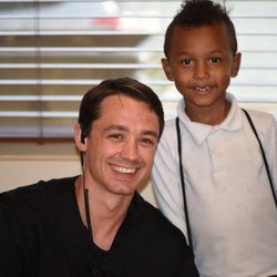 Wichita Family Dental - Our patient coordinator Michael is great with the little ones and loves making them smile!