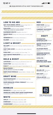 Menu photo 8 The Boathouse Restaurant Kennebunkport, ME