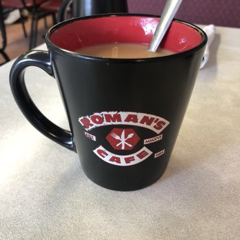 Roman's Cafe - The coffee is great! Strong, and options of half and half, little hazelnut creamers, or vanilla creamers! - American Near Me - Columbia Heights, Minnesota Roman's Cafe - The coffee is great! Strong, and options of half and half, little hazelnut creamers, or vanilla creamers! - American Near Me - Columbia Heights, Minnesota