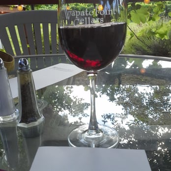 Wapato Point Cellars - Winemakers Grill. The perfect dinner, outside enjoying the weather. - Steakhouses Near Me - Manson, Washington