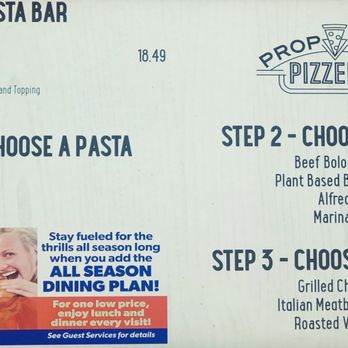 Prop Shop Pizzeria - Menu (Pasta Options) - Pizza Near Me - Buena Park, California Prop Shop Pizzeria - Menu (Pasta Options) - Pizza Near Me - Buena Park, California