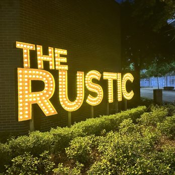 The Rustic - A sign. - Bars Near Me - Houston, Texas
