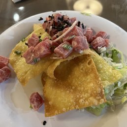 Poke appetizer at Terminal 1 HNL Poke appetizer at Terminal 1 HNL