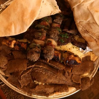 Wally's Falafel and Hummus - Underneath the platter - Middle Eastern Near Me - Minneapolis, Minnesota