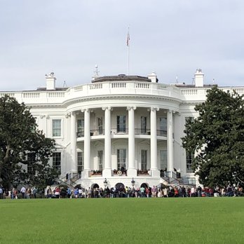 The White House - From inside gates - Landmarks & Historical Buildings Near Me - Washington, DC, District of Columbia