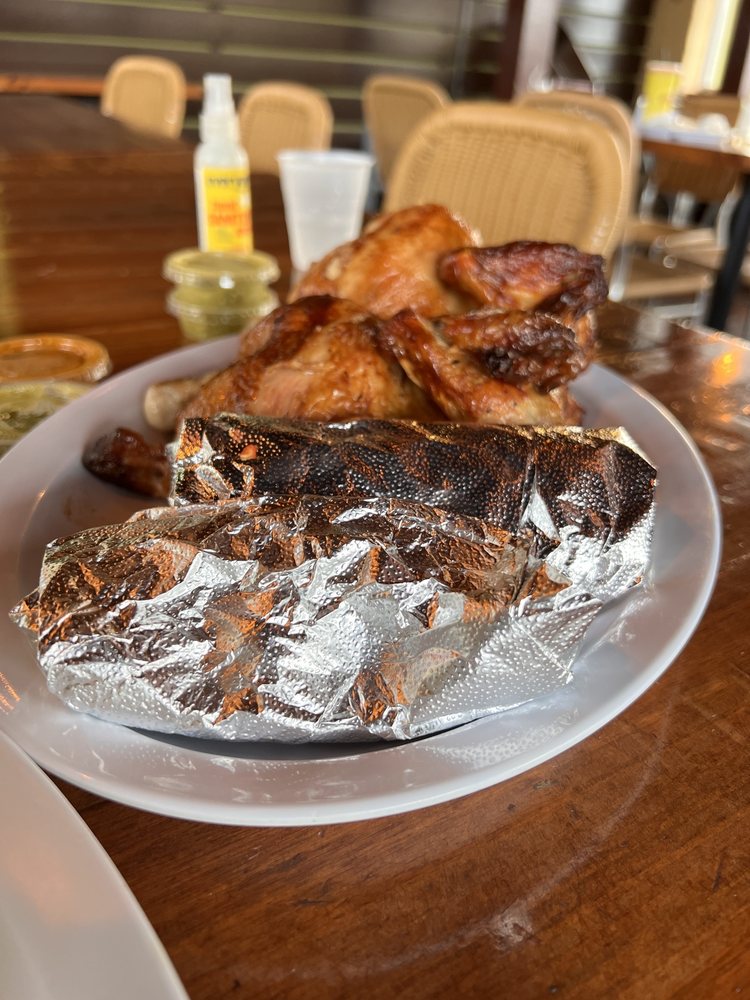 Food from Benny's Tacos & Rotisserie Chicken