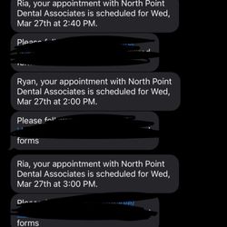 North Point Dental Associates - While waiting for the 1:40 appointment.