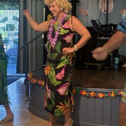 Marilyn and I had a blast at the annual Luau!