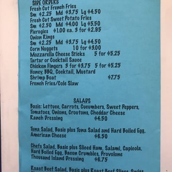 TG Countryside - a menu for a restaurant - Burgers Near Me - Emmaus, Pennsylvania