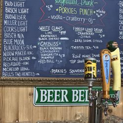 Porkies Outpost - Beer selections