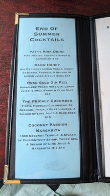 Menu photo 3 Pattaconk 1850 Bar and Grille Chester, CT Menu photo 3 Pattaconk 1850 Bar and Grille Chester, CT