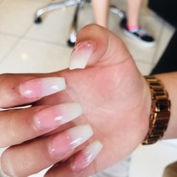 Glow in the dark acrylic full set .. Glow in the dark acrylic full set ..