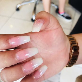 ProfessioNails & Spa - Glow in the dark acrylic full set .. - Day Spas Near Me - San Jacinto, California