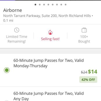 Airborne Trampoline Park - Groupon prices on 3/2/19 - Trampoline Parks Near Me - North Richland Hills, Texas