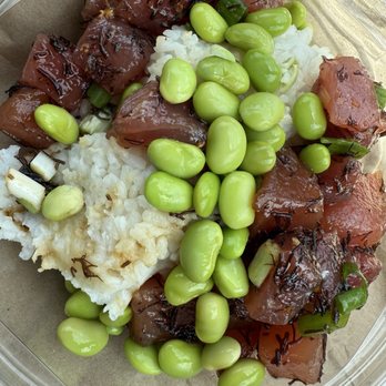 The Fish Express - Ahi 2 ways with edamame - Hawaiian Near Me - Lihue, Hawaii
