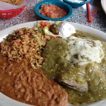 Chuy's - Blue corn tortilla enchilada. Yum!! - Tex-Mex Near Me - Gainesville, Florida