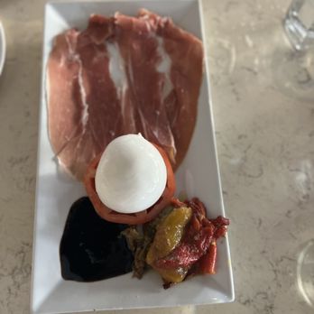 Carpaccio - Burrata the peppers, cheese everything was delish - Italian Near Me - Bal Harbour, Florida