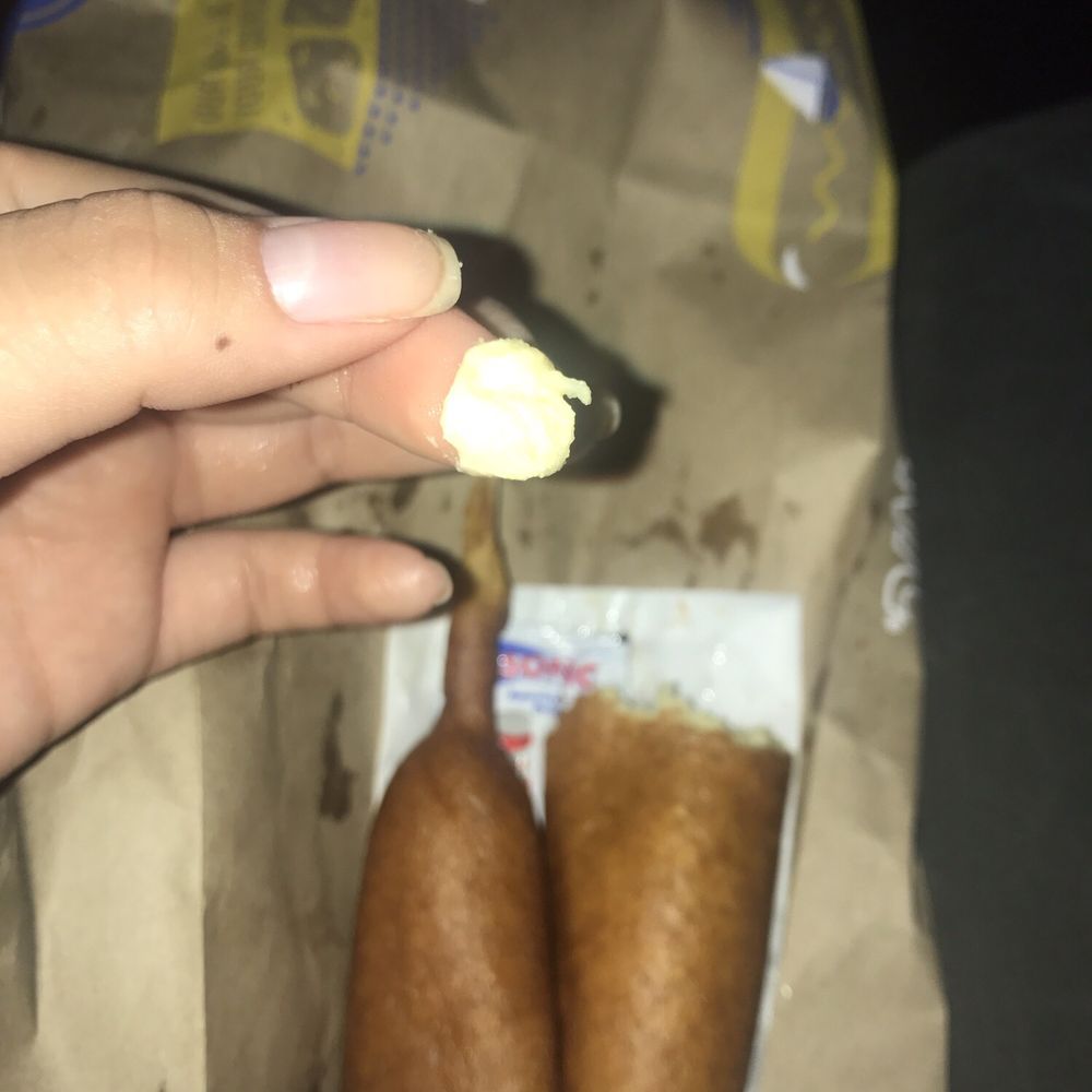 Sonic Drive-In - Raw corn dog - Burgers Near Me - Fullerton, California Sonic Drive-In - Raw corn dog - Burgers Near Me - Fullerton, California