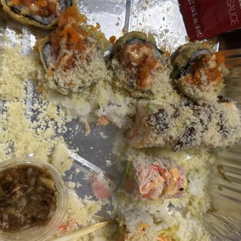O Ku Sushi & Ramen - Utah Roll Bang Bang Roll 6 Crunch Spicy California Roll - Sushi Bars Near Me - Roy, Utah O Ku Sushi & Ramen - Utah Roll Bang Bang Roll 6 Crunch Spicy California Roll - Sushi Bars Near Me - Roy, Utah