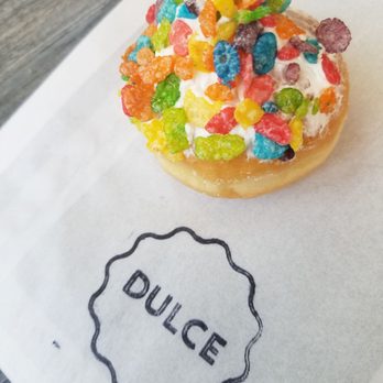 Cafe Dulce - Fruity Pebbles Donut Hole - Coffee & Tea Near Me - Los Angeles, California