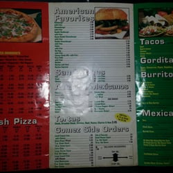 Gomez Taco's - Menu page 2