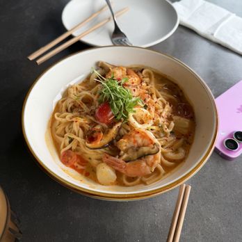 NEP Cafe - Irvine - Seafood Tom Kha Pasta - Breakfast & Brunch Near Me - Irvine, California