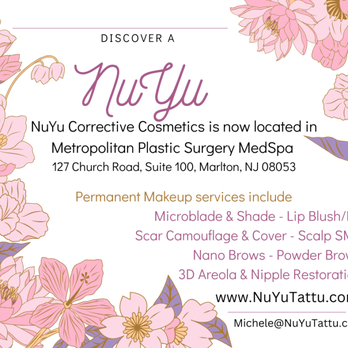 NuYu Corrective Cosmetics - Dr. Spears allows me to use her office to provide my services and since starting there, I've learned so much about the services she offers - - Permanent Makeup Near Me - Marlton, New Jersey NuYu Corrective Cosmetics - Dr. Spears allows me to use her office to provide my services and since starting there, I've learned so much about the services she offers - - Permanent Makeup Near Me - Marlton, New Jersey
