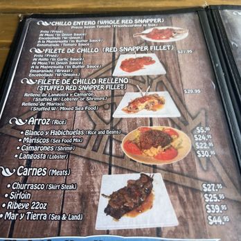 El Triangulo Sea Food I - Menu - Seafood Near Me - Guayanilla, Puerto Rico