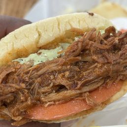 Roasted Pork B*** Arepa
