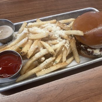 Nest On Four - ATL Smash Burger with Truffle Fries - Sports Bars Near Me - Atlanta, Georgia Nest On Four - ATL Smash Burger with Truffle Fries - Sports Bars Near Me - Atlanta, Georgia